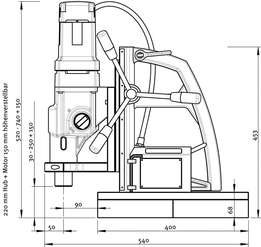 ALFRA Rotabest Perceuse magnétique 130