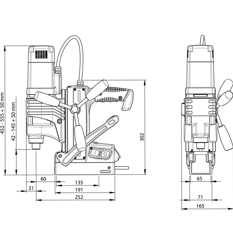 ALFRA Rotabest Perceuse magnétique RB 50 SP