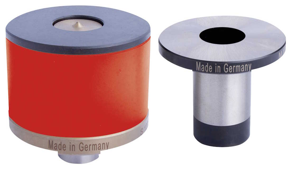 ALFRA Stempel und Matrize für Kupferschienenbearbeitung rund